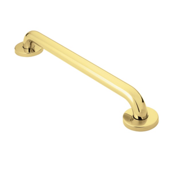 24 X 1 1 4 Dia Polished Brass Safety Grab Bar Warren Pipe And Supply   44155499 1 