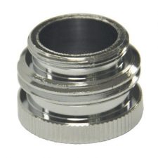 15/16 in. to 27M or 55/64 in. 27F Chrome Small Male Dishwasher Aerator  Adapter