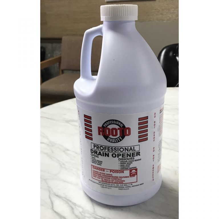 Rooto Pro Drain Opener Sulfuric Acid Gal.USE ONLY AS DIRECTED Warren