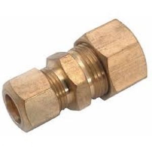 1/4 x 3/16 Brass Compression Coupling